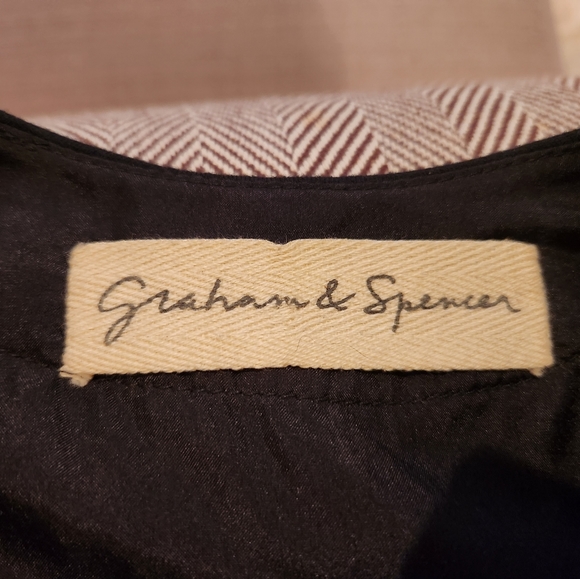 Graham and Spencer Black Shift Dress With Button in Front, US Size S - Picture 8 of 9